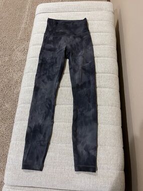 Black multi-color High-Waist Leggings